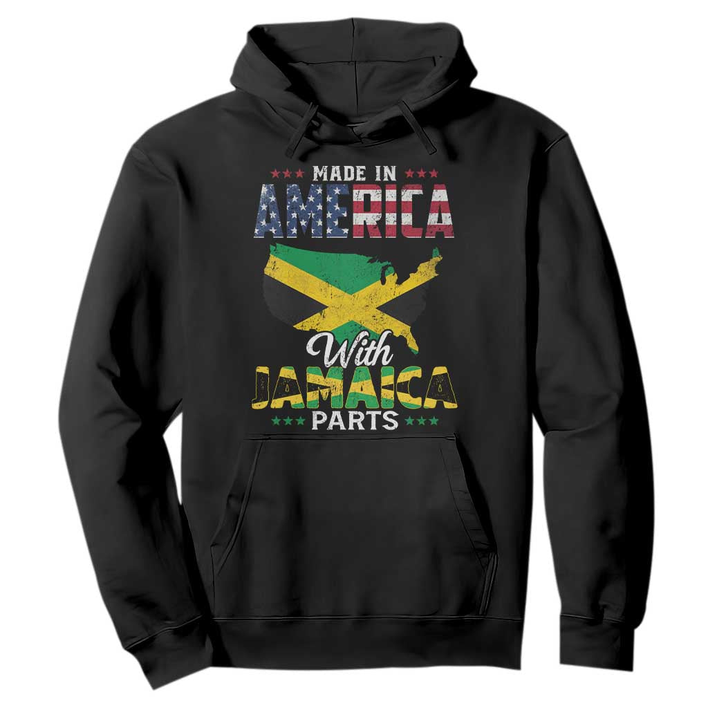 Made In America With Jamaica Parts Hoodie Jamaican American TS11 Black Print Your Wear
