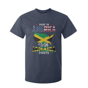 Made In America With Jamaica Parts T Shirt For Kid Jamaican American TS11 Navy Print Your Wear