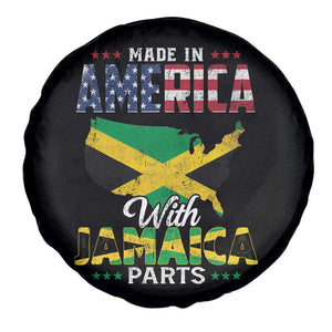 Made In America With Jamaica Parts Spare Tire Cover Jamaican American TS11 Print Your Wear