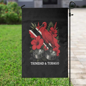 Trinidadian and Tobagonian Pride Garden Flag Trinidadian Roots Scarlet Ibis Steelpans TS11 Print Your Wear