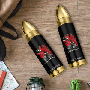 Trinidadian and Tobagonian Pride Bullet Tumbler Trinidadian Roots Scarlet Ibis Steelpans TS11 Print Your Wear