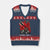 Trinidadian and Tobagonian Pride V-Neck Knit Sweater Vest Trinidadian Roots Scarlet Ibis Steelpans TS11 Navy Red Print Your Wear