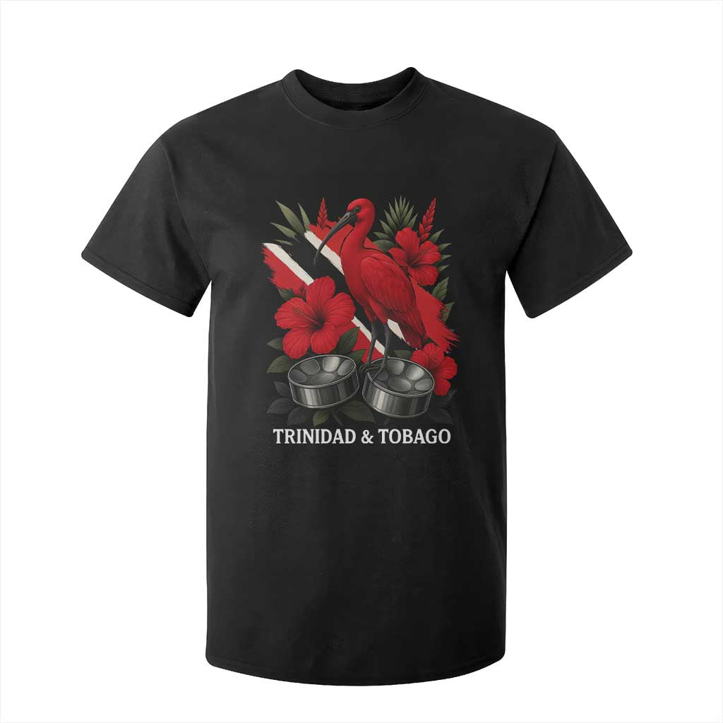 Trinidadian and Tobagonian Pride T Shirt For Kid Trinidadian Roots Scarlet Ibis Steelpans TS11 Black Print Your Wear