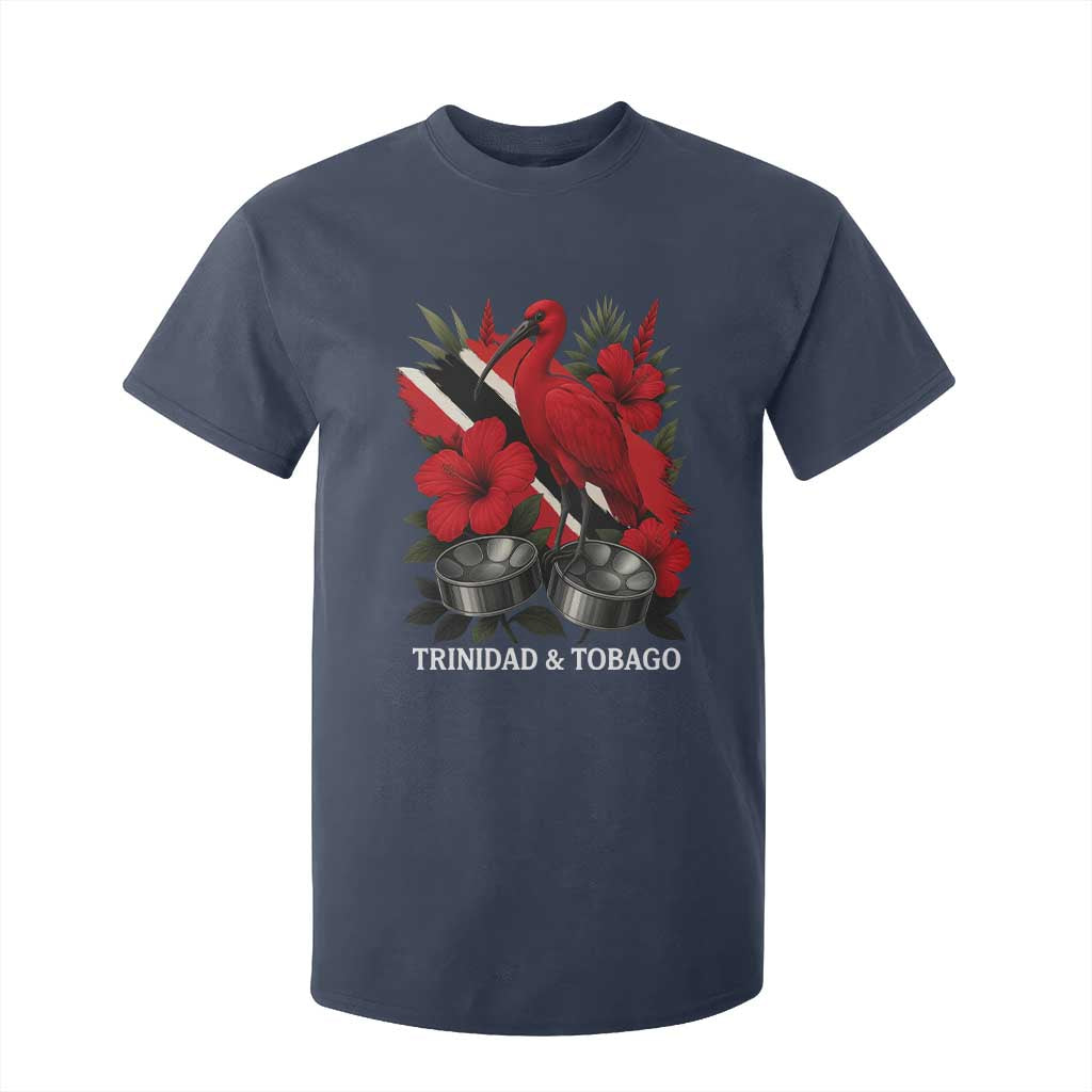 Trinidadian and Tobagonian Pride T Shirt For Kid Trinidadian Roots Scarlet Ibis Steelpans TS11 Navy Print Your Wear