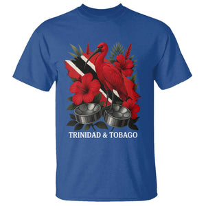 Trinidadian and Tobagonian Pride T Shirt Trinidadian Roots Scarlet Ibis Steelpans TS11 Royal Blue Print Your Wear