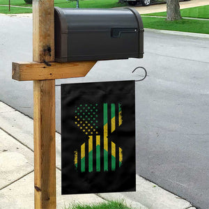 Jamaican American Distressed Patriotic Flag Garden Flag TS11 Print Your Wear