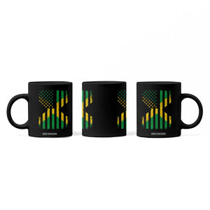 Jamaican American Distressed Patriotic Flag Coffee Mug TS11 Print Your Wear