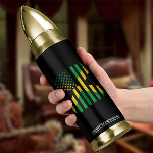 Jamaican American Distressed Patriotic Flag Bullet Tumbler TS11 Print Your Wear