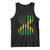 Jamaican American Distressed Patriotic Flag Tank Top TS11 Black Print Your Wear