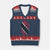 Trinidad And Tobago Trinidadian American Flag V-Neck Knit Sweater Vest - Print Your Wear