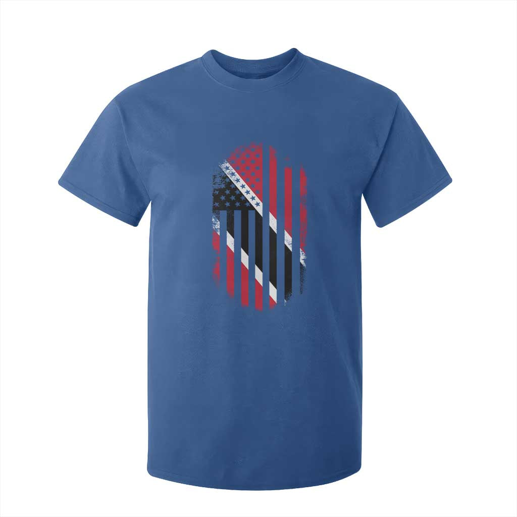 Trinidad And Tobago Trinidadian American Flag T Shirt For Kid TS11 Royal Blue Print Your Wear