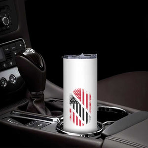 Trinidad And Tobago Trinidadian American Flag Skinny Tumbler TS11 Print Your Wear