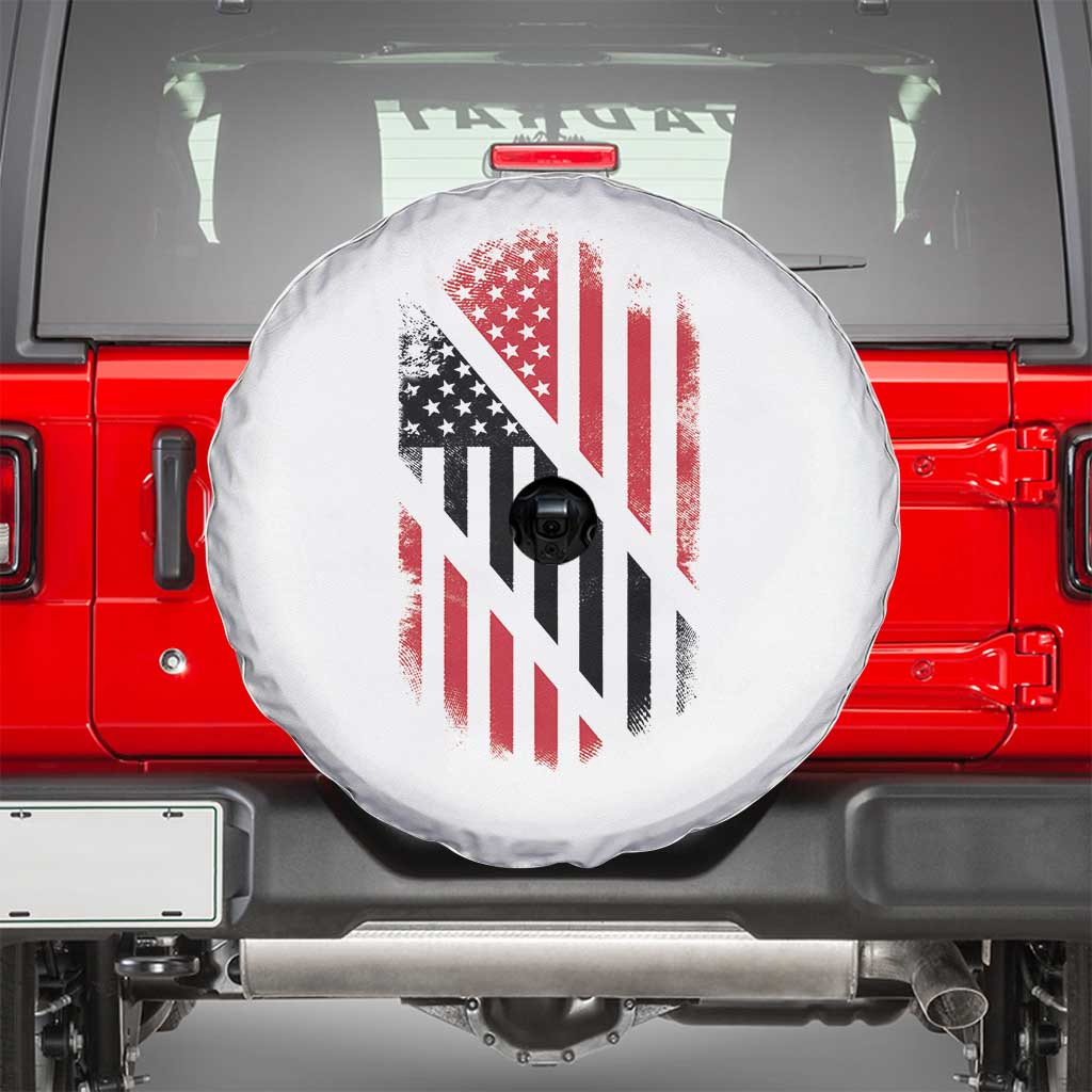 Trinidad And Tobago Trinidadian American Flag Spare Tire Cover TS11 White Print Your Wear