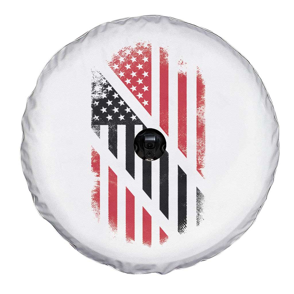 Trinidad And Tobago Trinidadian American Flag Spare Tire Cover TS11 Print Your Wear
