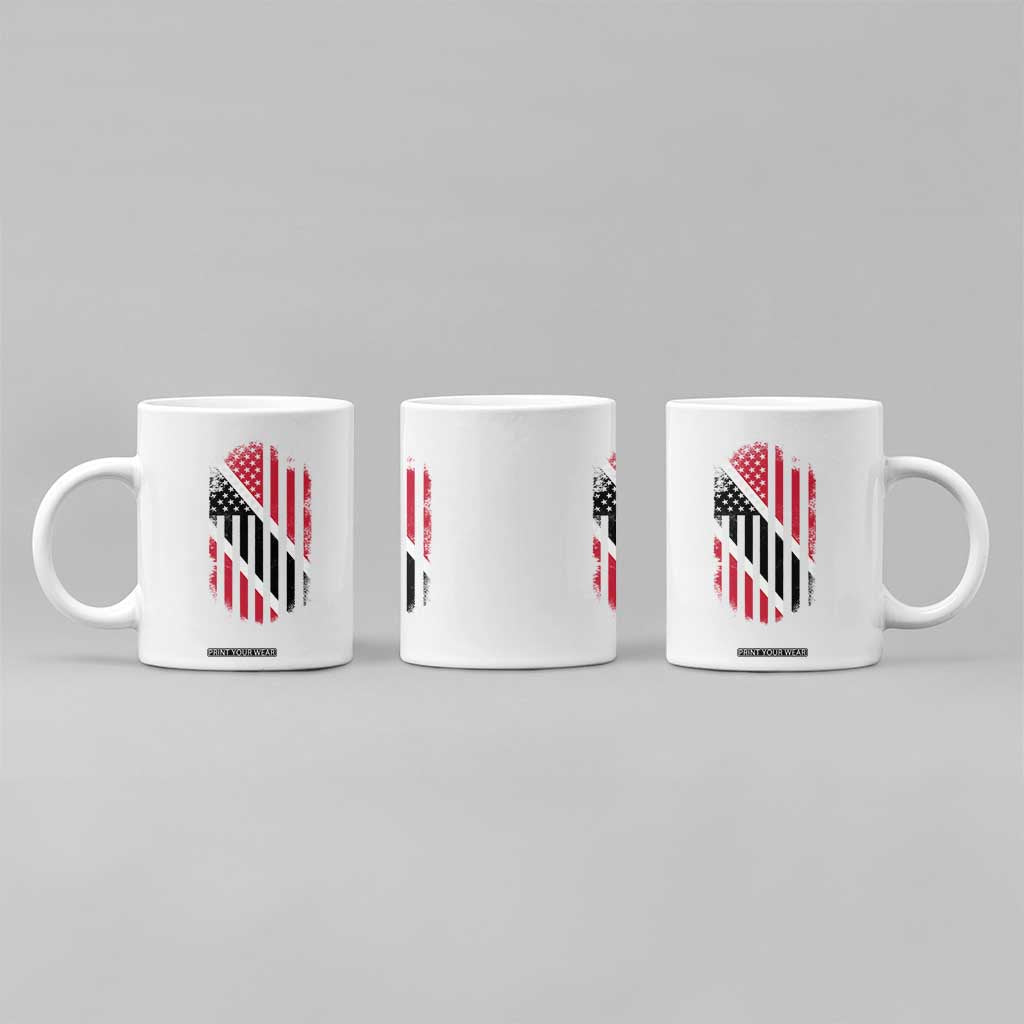 Trinidad And Tobago Trinidadian American Flag Coffee Mug TS11 Print Your Wear