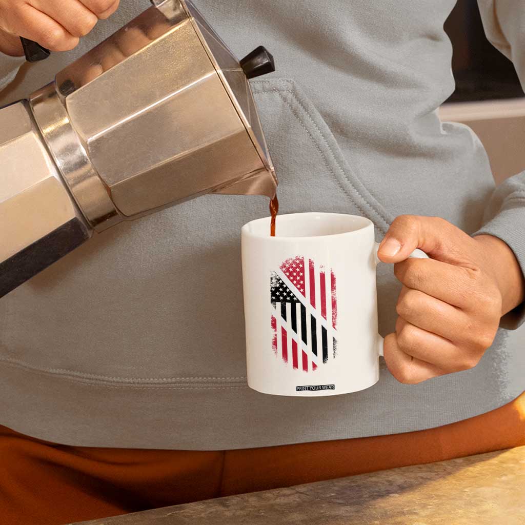 Trinidad And Tobago Trinidadian American Flag Coffee Mug TS11 Print Your Wear