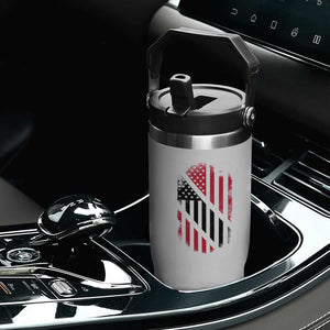 Trinidad And Tobago Trinidadian American Flag Flip Straw Tumbler TS11 Print Your Wear