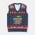 Jamaican Travel Vacation Trip V-Neck Knit Sweater Vest Jamaica Bound Luggage Passport No Kids - Print Your Wear