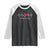 Trinidad And Tobago Heartbeat ECG Pulse Trinidadian Flag Raglan Shirt TS11 Black White Print Your Wear