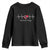 Trinidad And Tobago Heartbeat ECG Pulse Trinidadian Flag Youth Sweatshirt TS11 Black Print Your Wear