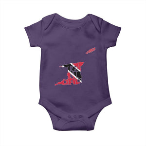 Trinidad And Tobago Baby Onesie Pride Trinidadian Roots Flag TS11 Purple Print Your Wear