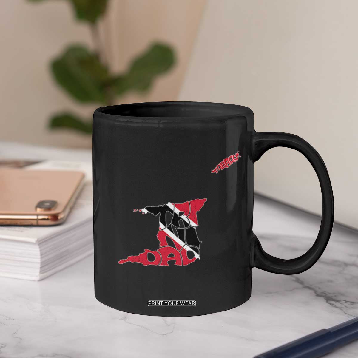 Trinidad And Tobago Coffee Mug Pride Trinidadian Roots Flag TS11 Print Your Wear
