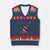 Trinidad And Tobago V-Neck Knit Sweater Vest Pride Trinidadian Roots Flag TS11 Navy Red Print Your Wear