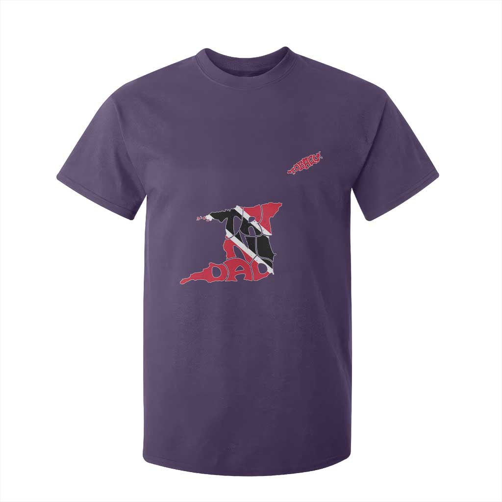 Trinidad And Tobago T Shirt For Kid Pride Trinidadian Roots Flag TS11 Purple Print Your Wear
