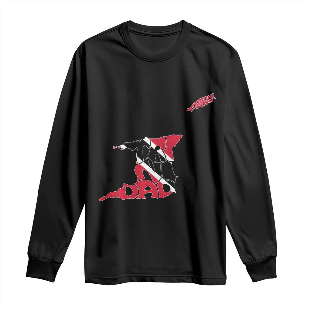 Trinidad And Tobago Long Sleeve Shirt Pride Trinidadian Roots Flag TS11 Black Print Your Wear