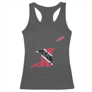 Trinidad And Tobago Racerback Tank Top Pride Trinidadian Roots Flag TS11 Dark Heather Print Your Wear