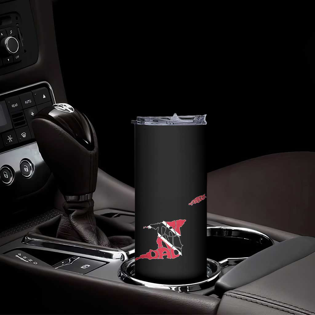 Trinidad And Tobago Skinny Tumbler Pride Trinidadian Roots Flag TS11 Print Your Wear