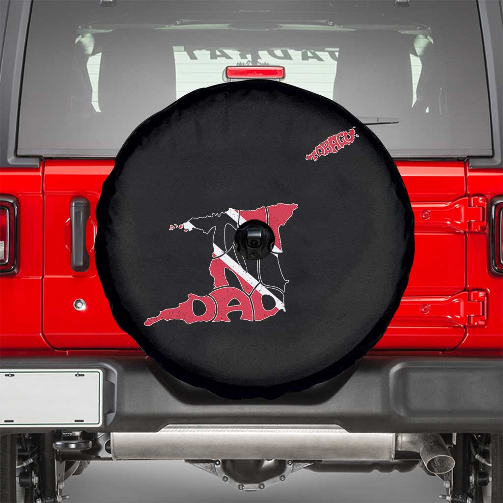 Trinidad And Tobago Spare Tire Cover Pride Trinidadian Roots Flag TS11 Black Print Your Wear