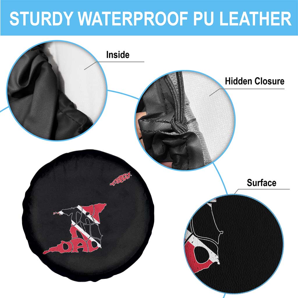 Trinidad And Tobago Spare Tire Cover Pride Trinidadian Roots Flag TS11 Print Your Wear