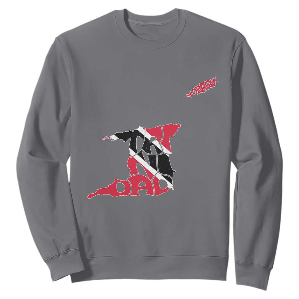 Trinidad And Tobago Sweatshirt Pride Trinidadian Roots Flag TS11 Charcoal Print Your Wear