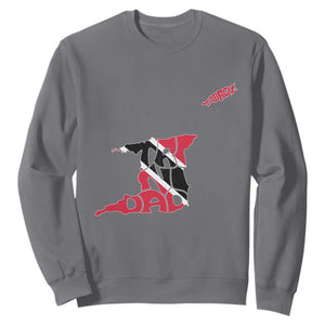 Trinidad And Tobago Sweatshirt Pride Trinidadian Roots Flag TS11 Charcoal Print Your Wear