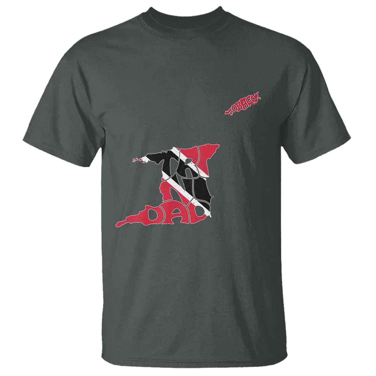 Trinidad And Tobago T Shirt Pride Trinidadian Roots Flag TS11 Dark Heather Print Your Wear