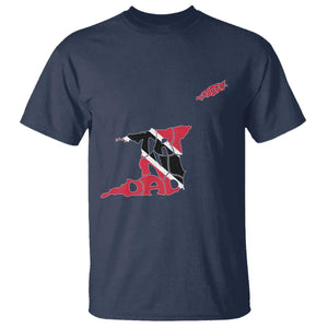 Trinidad And Tobago T Shirt Pride Trinidadian Roots Flag TS11 Navy Print Your Wear