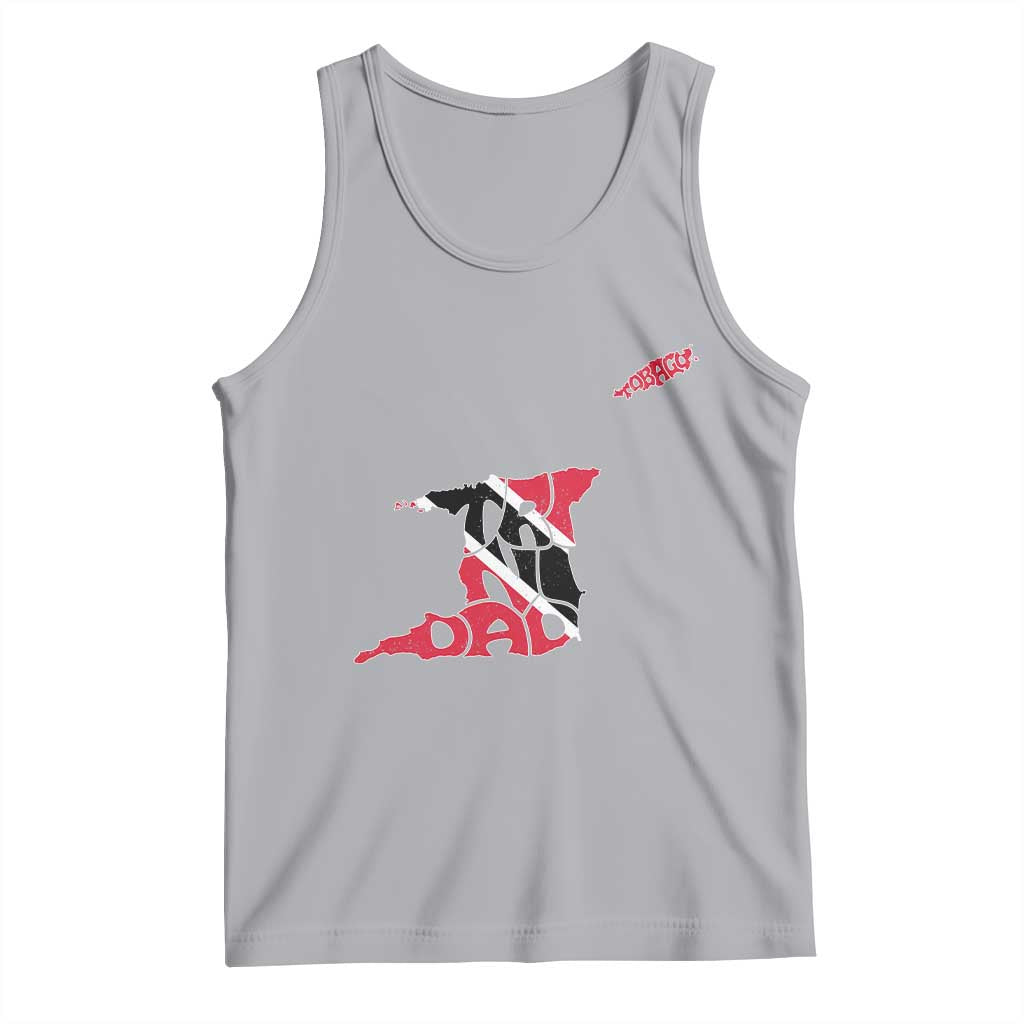 Trinidad And Tobago Tank Top Pride Trinidadian Roots Flag TS11 Athletic Heather Print Your Wear