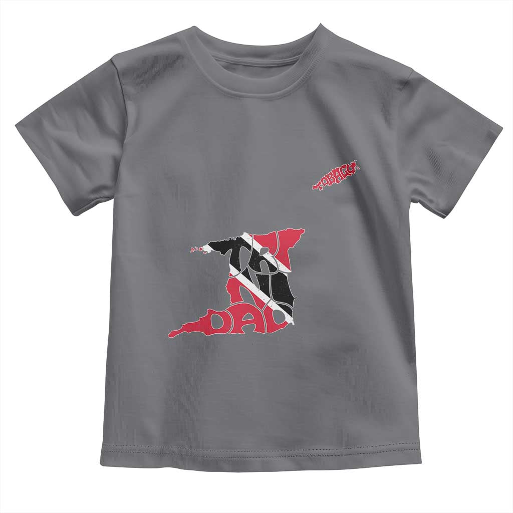 Trinidad And Tobago Toddler T Shirt Pride Trinidadian Roots Flag TS11 Charcoal Print Your Wear