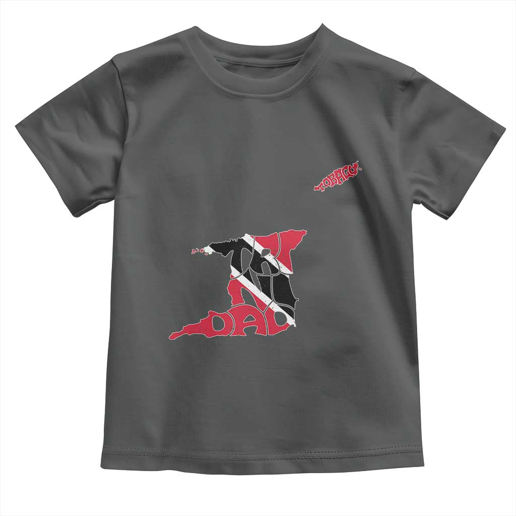 Trinidad And Tobago Toddler T Shirt Pride Trinidadian Roots Flag TS11 Dark Heather Print Your Wear