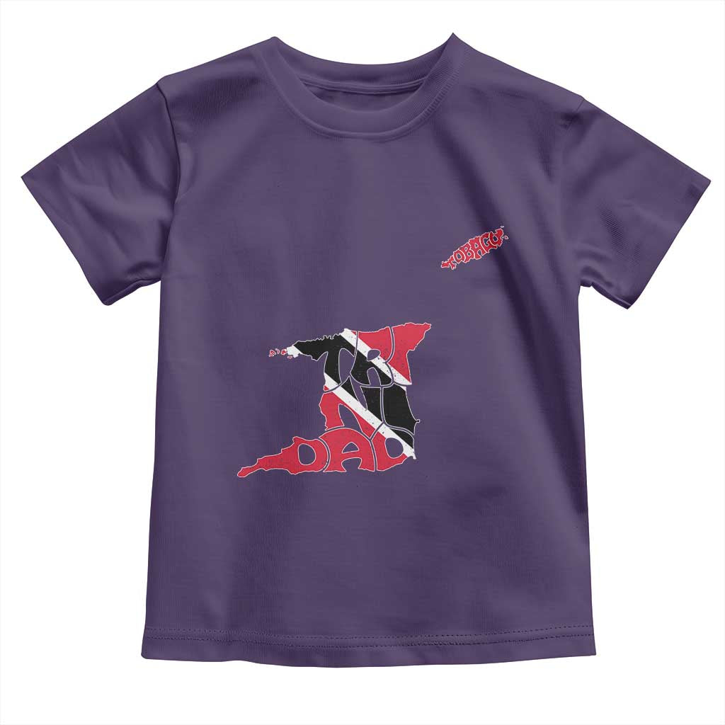 Trinidad And Tobago Toddler T Shirt Pride Trinidadian Roots Flag TS11 Purple Print Your Wear