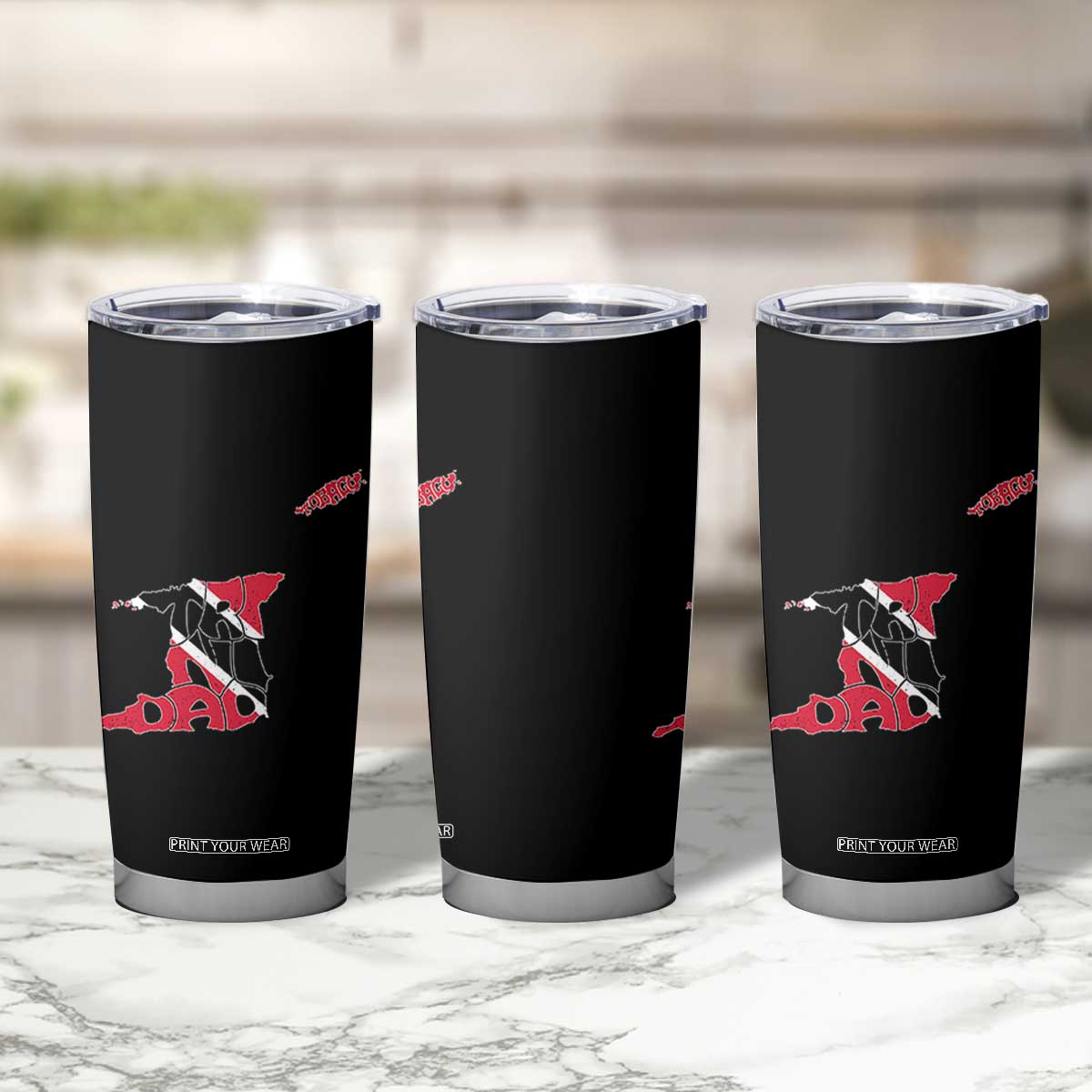 Trinidad And Tobago Tumbler Cup Pride Trinidadian Roots Flag TS11 Print Your Wear