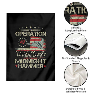 Operation Midnight Hammer Garden Flag Bomber Jet Vintage Betsy Ross Flag TS11 Print Your Wear