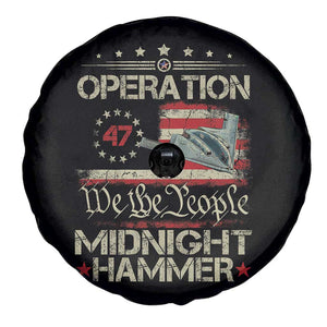 Operation Midnight Hammer Spare Tire Cover Bomber Jet Vintage Betsy Ross Flag TS11 Print Your Wear