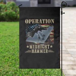 Operation Midnight Hammer Garden Flag Bomber Jet American Flag TS11 Print Your Wear