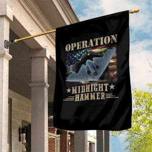 Operation Midnight Hammer Garden Flag Bomber Jet American Flag TS11 Print Your Wear