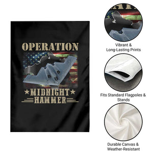 Operation Midnight Hammer Garden Flag Bomber Jet American Flag TS11 Print Your Wear