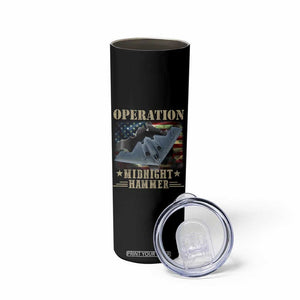 Operation Midnight Hammer Skinny Tumbler Bomber Jet American Flag TS11 Print Your Wear