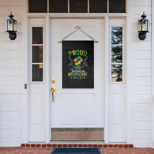Jamaica Independence Day Garden Flag Proud Jamaican Hand Fist Break The Chain TS11 Print Your Wear