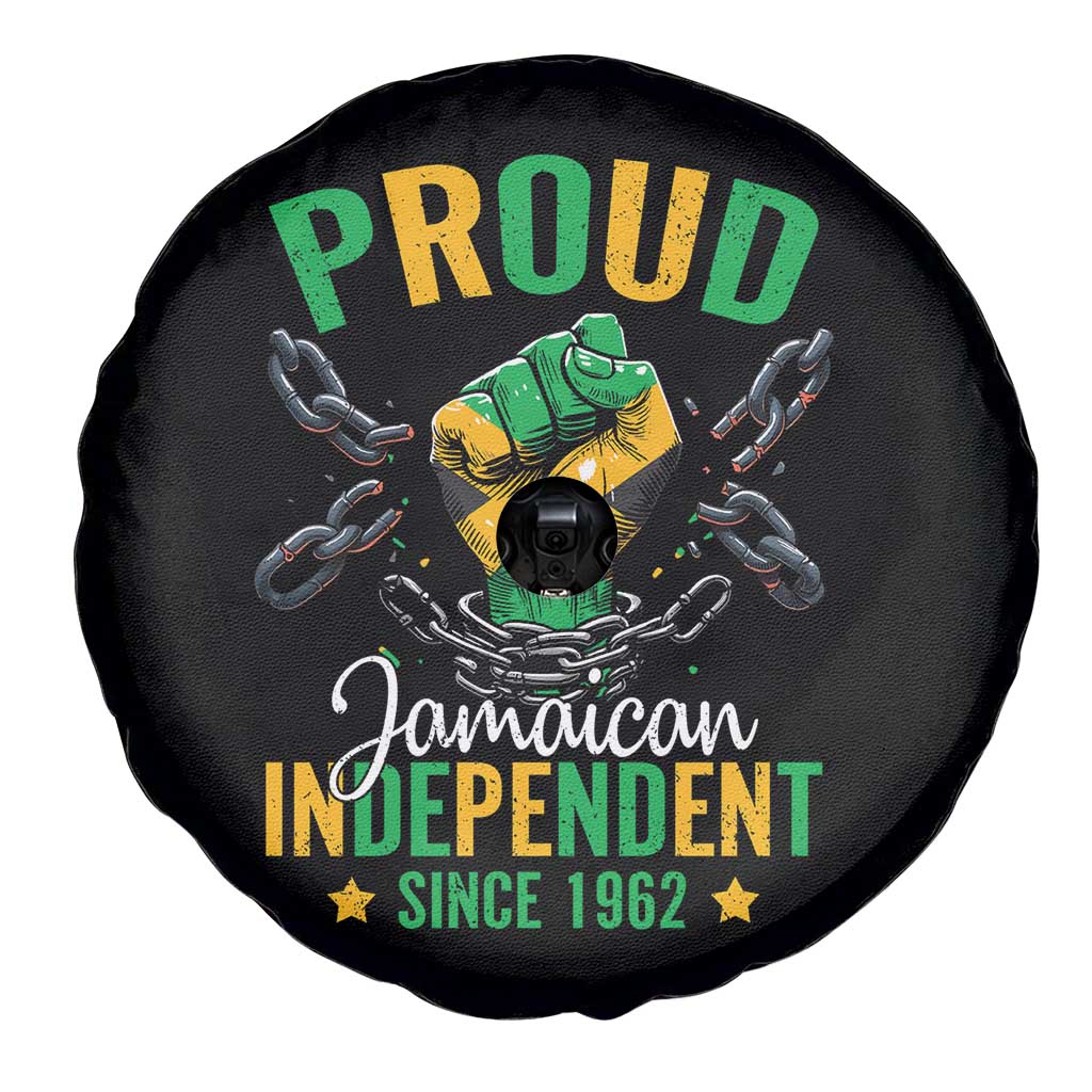 Jamaica Independence Day Spare Tire Cover Proud Jamaican Hand Fist Break The Chain TS11 Print Your Wear